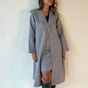 Wool Maxi Coat Set