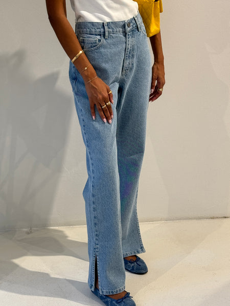 SideSlit Denim Jeans