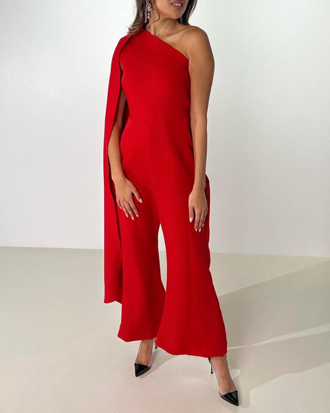 Single Cape Jumpsuit