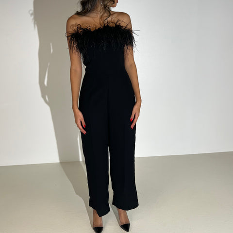Feathered Jumpsuit