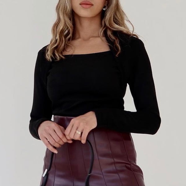 Suede Top